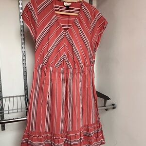 Universal Thread Pink and Black Striped Top